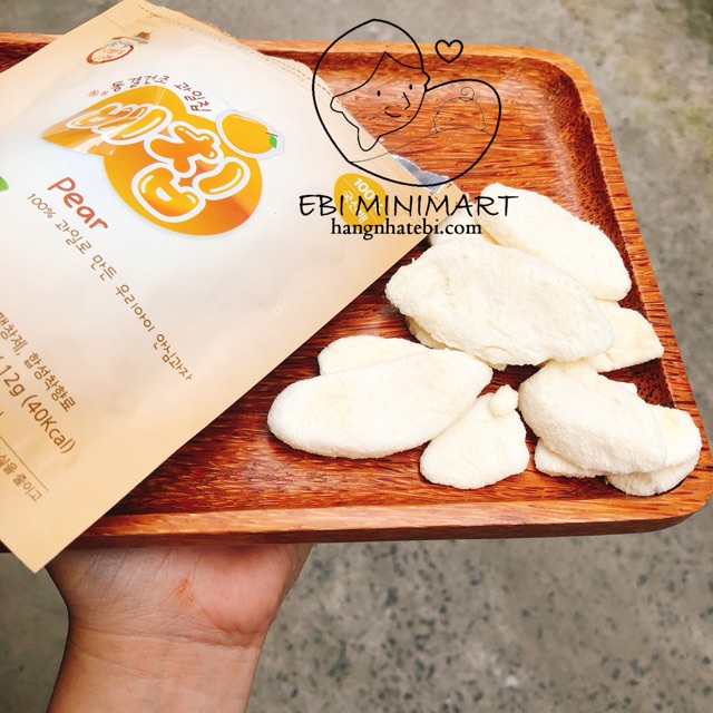 Trái cây/hoa quả khô sấy lạnh Hàn quốc cho bé ăn dặm