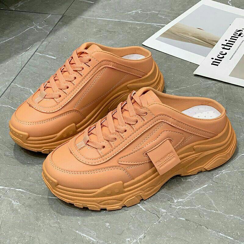 (Hàng sẵn _ảnh thật) Sục nữ dáng thể thao đế tăng chiều cao trẻ trung