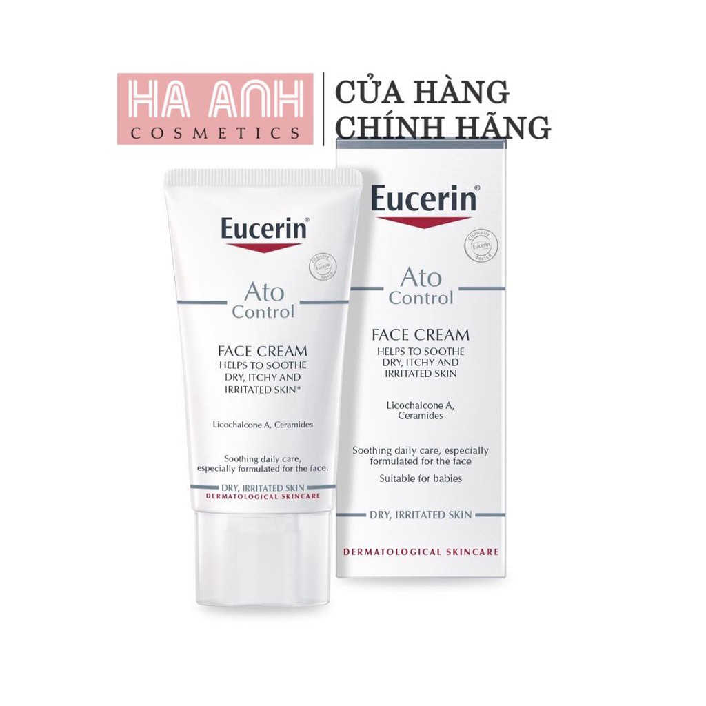 Kem Dưỡng Da Eucerin Ato Control Face Cream 50ml