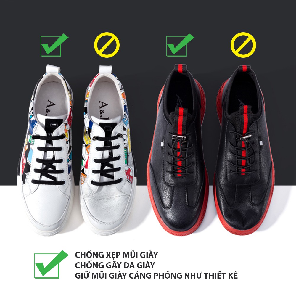 Miếng giữ form giày chống nứt da, gãy xẹp, giữ dáng giày chất liệu nhựa mềm siêu bền - PK58