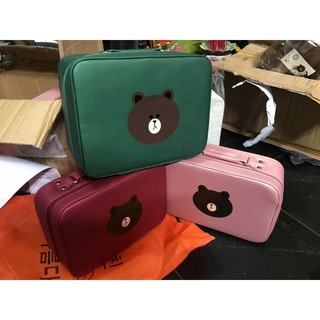 Cốp đựng mỹ phẩm cá nhân Gấu Brown