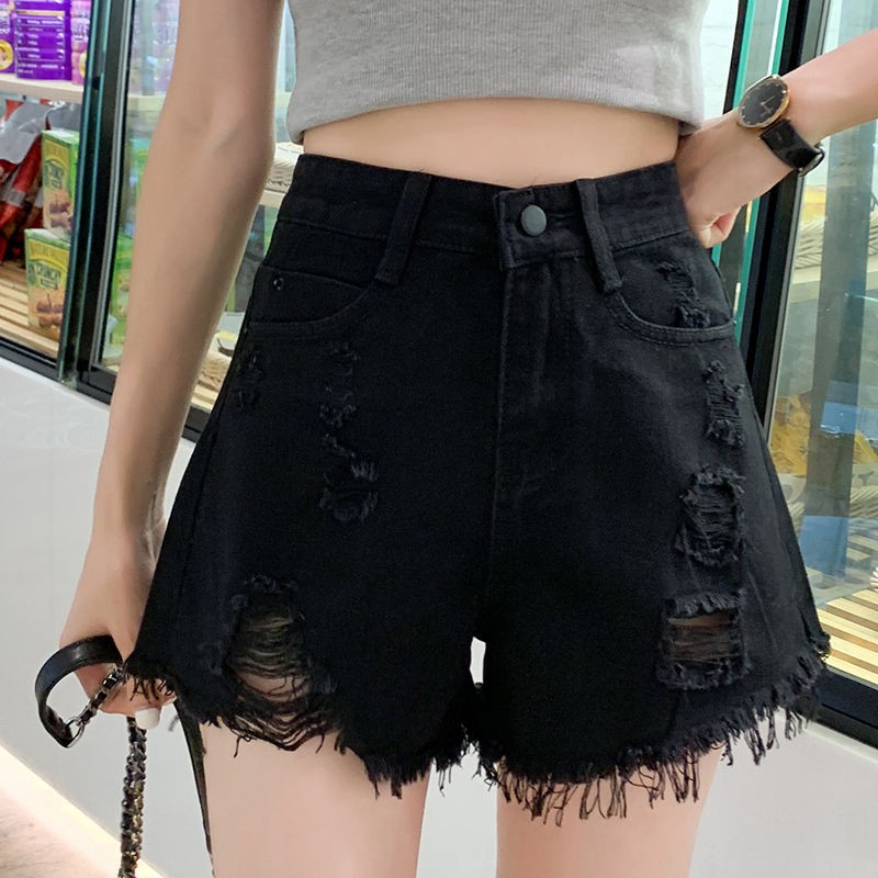Quần Short Denim Lưng Cao Phong Cách Hàn Quốc 2020 Cho Nữ | BigBuy360 - bigbuy360.vn