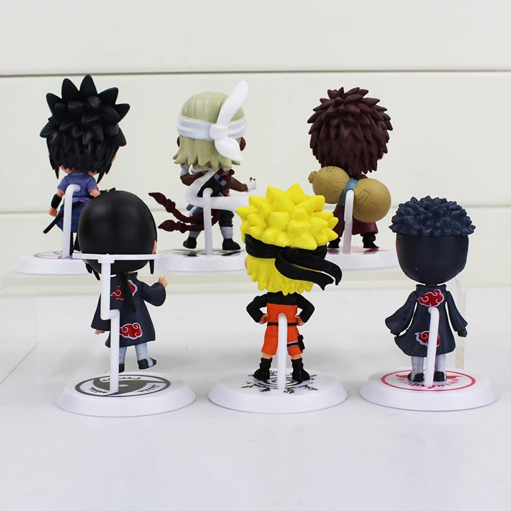 Set 6 Mô Hình Nhân Vật Phim Anime Naruto Cao 7cm