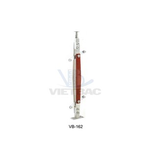 Trụ Lan Can Inox ốp gỗ 162
