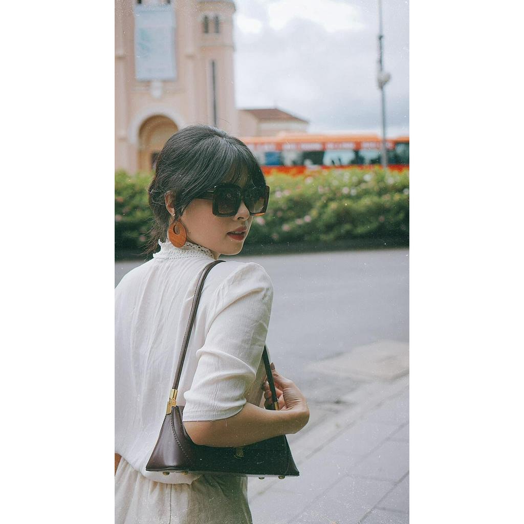 Túi xách nữ chất liệu da P.U vintag.e quai dài 62cm sang chảnh đi chơi đi làm