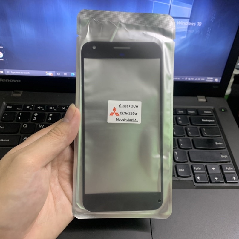 Kính Pixel XL Pixel 2 Mặt Kính Liền Keo OCA Dành Cho Kỹ Thuật Viên Ép Kính