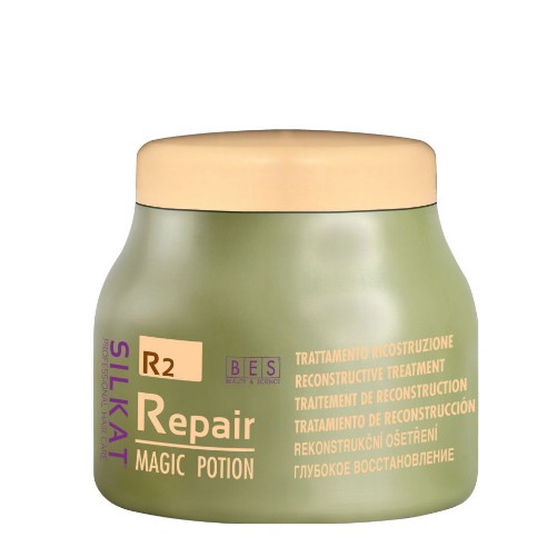 Hấp dầu chăm sóc tóc Bes Repair R2 Magic Potion Silkat 500ml