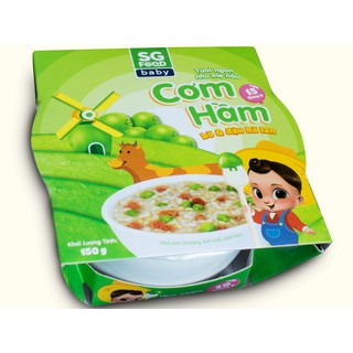 Cơm hầm - bò đậu & hà lan (12 tháng trở lên)