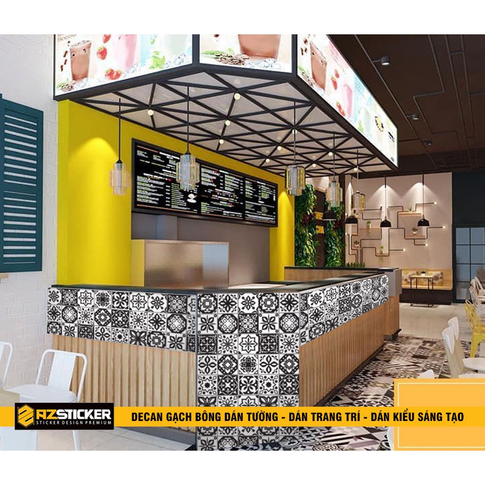 Tổng Hợp Mẫu Decal Gạch Bông Dán Bếp Siêu Rẻ | Chống Nước | Dễ Lau Chùi | Chịu Nhiệt Độ