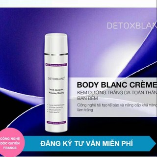 KEM DƯỠNG THỂ TRẮNG DA BAN ĐÊM DETOX BLANC