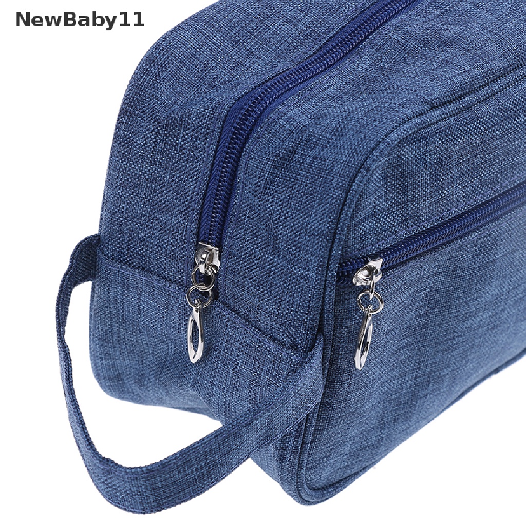 Túi Đựng Đồ Trang Điểm Bằng Vải Bạt Chống Nước Cho Nam &amp; Nữ