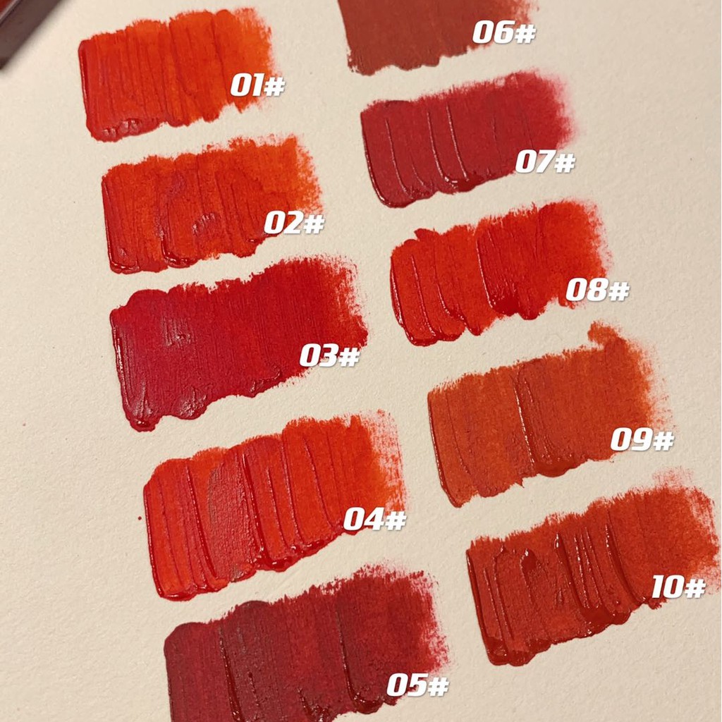 [HÀNG LOẠI 10]SET 10 CÂY SON KEM LÌ [SẴN]