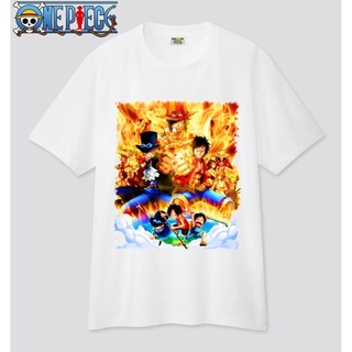 Áo thun in hình 3 ae luffy ace sabo one piece hot