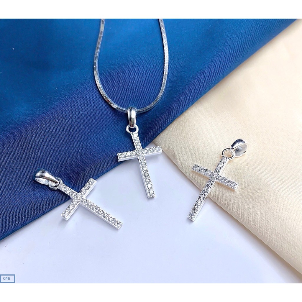 Dây chuyền bạc dây chuyền thánh giá mã C46