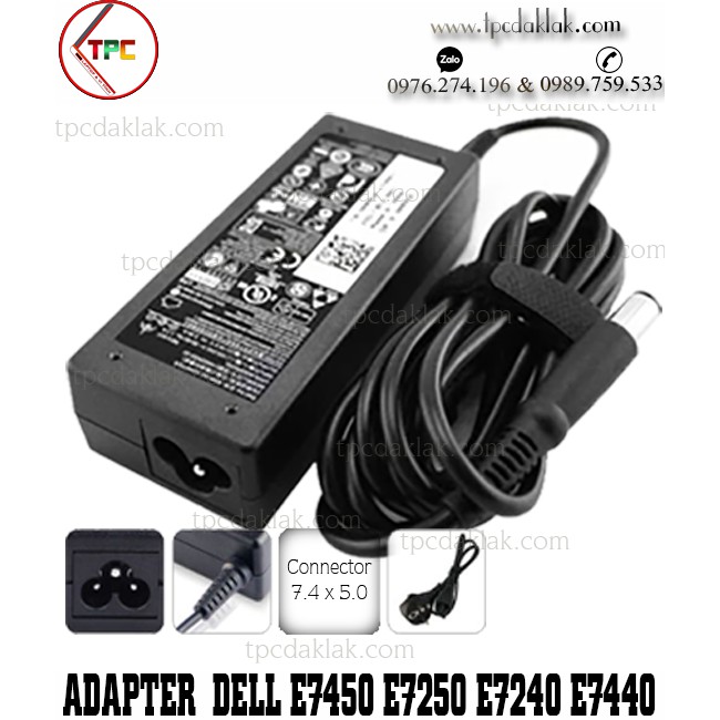 Sạc Laptop Dell Vostro V3400, V3500 ( OEM Design ) | ADAPTER DELL 19.5V - 3.34A - 65W ( 7.4 X 5.0MM )