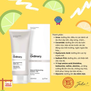 Kem dưỡng ẩm Natural Moisturizing Factors + HA - The Ordinary