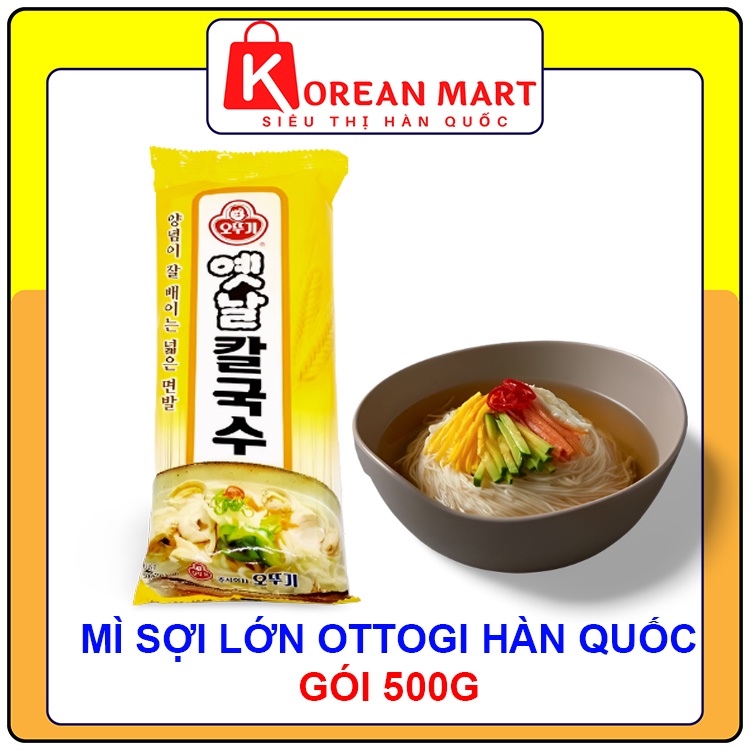 Mì khô Ottogi sợi lớn gói 500g