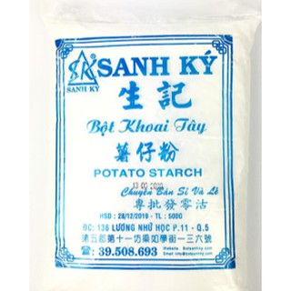 Bột Khoai Tây Sanh Ký 500gr.1H