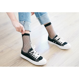 Tất lưới cổ ngắn chất siêu dai