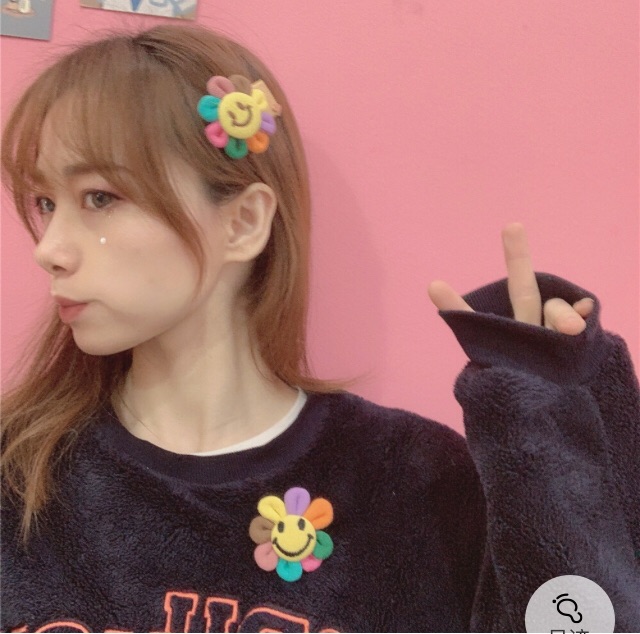 Kẹp tóc/Cài áo hoa kakai ulzzang Quảng Châu