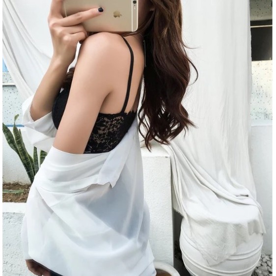 Áo bra ren hai dây sexy Bra nửa người