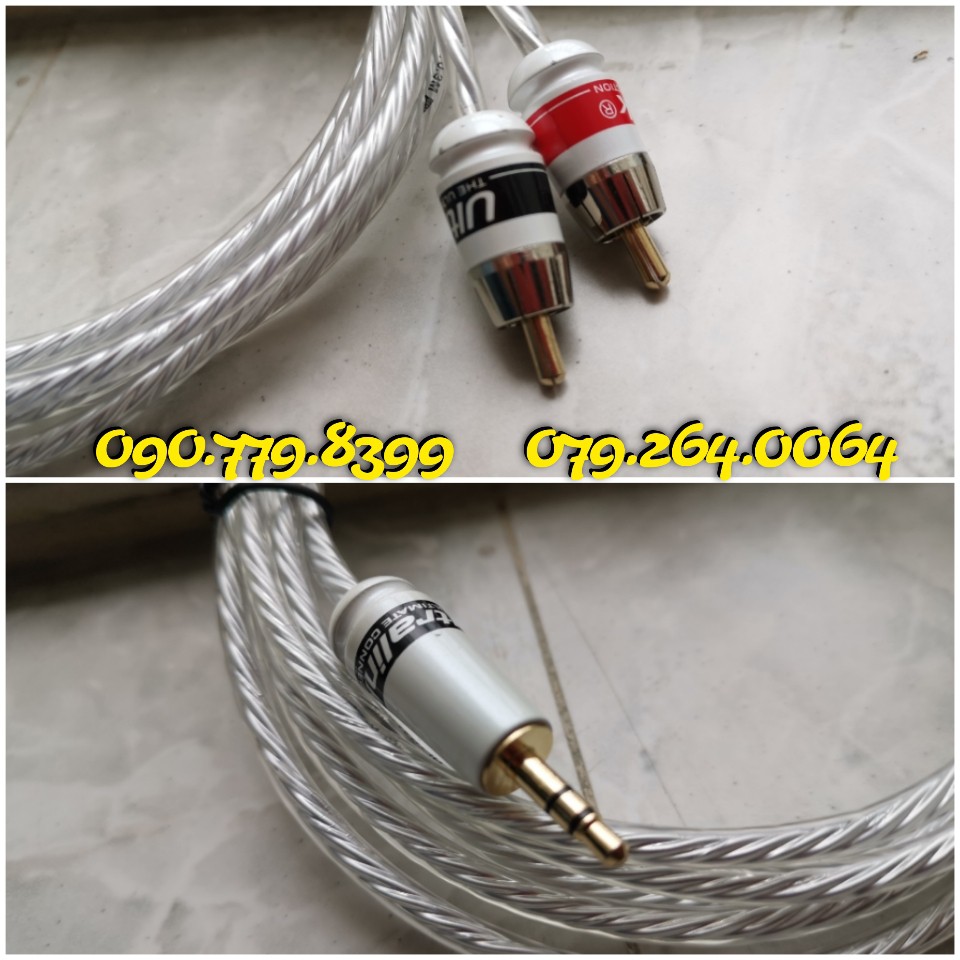 Dây 3.5mm ra AV  Ultra Link - Matrix Mini lõi bạc