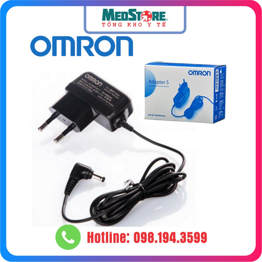 Bộ đổi điện AC cho máy đo huyết áp Omron Adapter HHP-CM01 6V (hàng chính hãng)