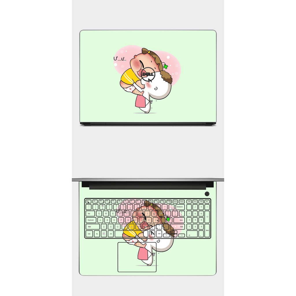 Mẫu skin laptop quỳnh aka cute.Full Các Dòng Như: Dell, Hp, Acer, Asus, Macbook,...in hình theo yêu cầu