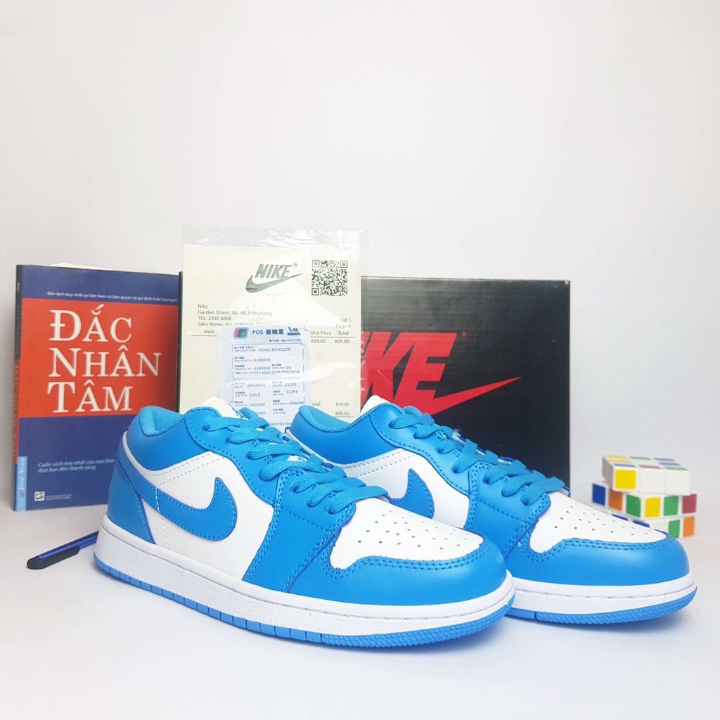 Giầy Air Jordan Cổ thấp 4 màu xanh trắng, Đen/T đế xanh, Low JD PARIS , Xám/T đế xanh - Hnger.Store | BigBuy360 - bigbuy360.vn