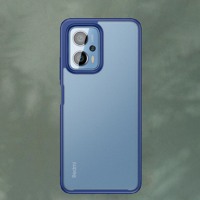 Ốp Điện Thoại PC + TPU Nhám Trong Suốt Chống Sốc Cho Xiaomi Redmi Note 11T Pro POCO X4 GT