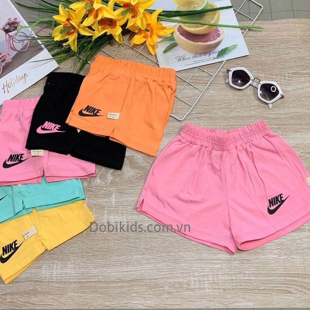 Quần Đùi Chục Cho Bé Thun Cotton SG Loại 1 Co Giãn Mềm Mát Form Dáng Thể Thao Xinh Xắn