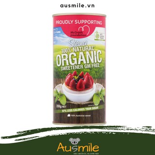 Đường Cỏ Ngọt Hữu Cơ Sugarless Stevia Organic Granules Canister 350g