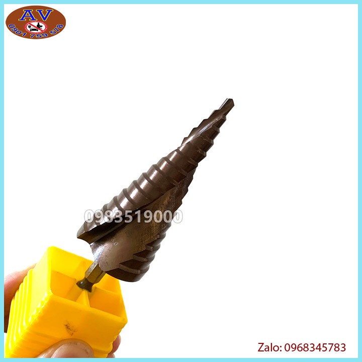 Mũi khoan bước tháp HSS Coban M35 siêu cứng,khoan inox,sắt..