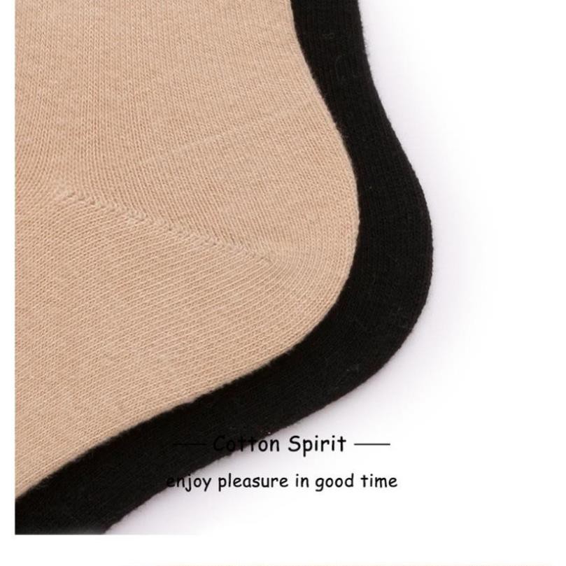 Tất Cổ Cao Cotton Hot Trend Xuân Thu Vớ Cổ Cao Cặp Đôi Nam Nữ Ulzzang Thời Trang