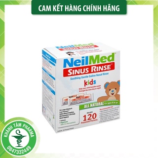 Hộp 120 gói muối rửa mũi trẻ em NeilMed Sinus Rinse Pediatric 120 sachets! ! !