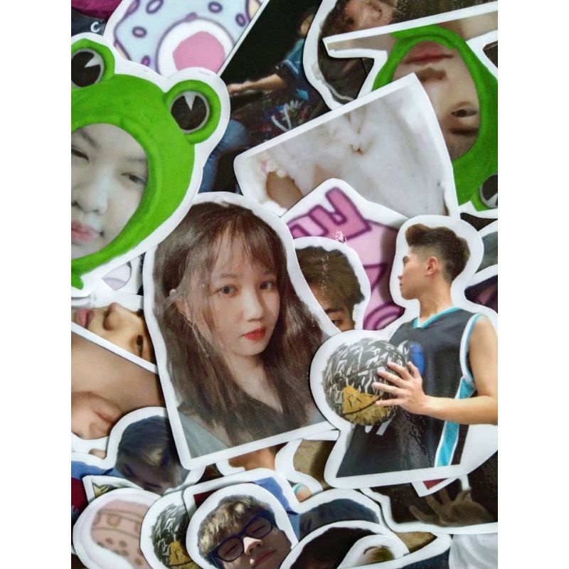 Combo 10 hình - In sticker bo viền theo yêu cầu, in ảnh theo yêu cầu.