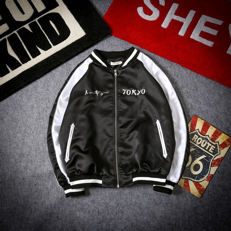 Áo Khoác Nỉ Nam Nữ Khóa Kéo Tokyo Kiểu Dáng Bomber Trẻ Trung AO KHOAC NAM 9000039C | BigBuy360 - bigbuy360.vn