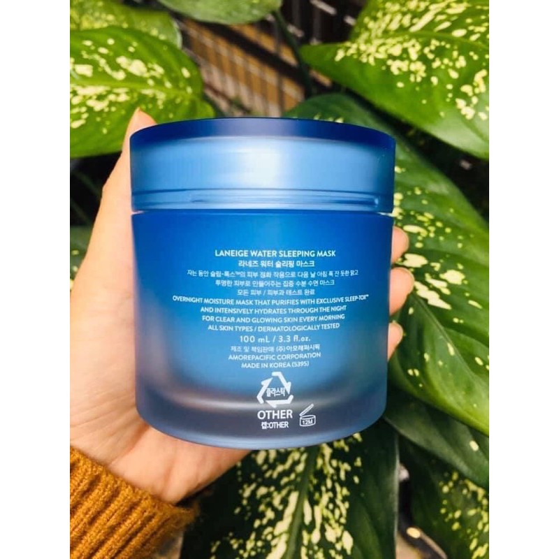 MẶT NẠ NGỦ LANEIGE MÀU XANH DƯƠNG TRUYỀN THỐNG WATER SLEEPING MASK JUMBO SIZE 100ML