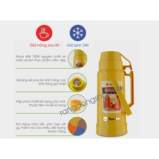 Phích đựng nước nóng Rạng Đông 2 lít (2035N10.E), giữ nhiệt tốt
