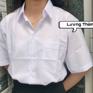Sơ mi trắng tay lỡ