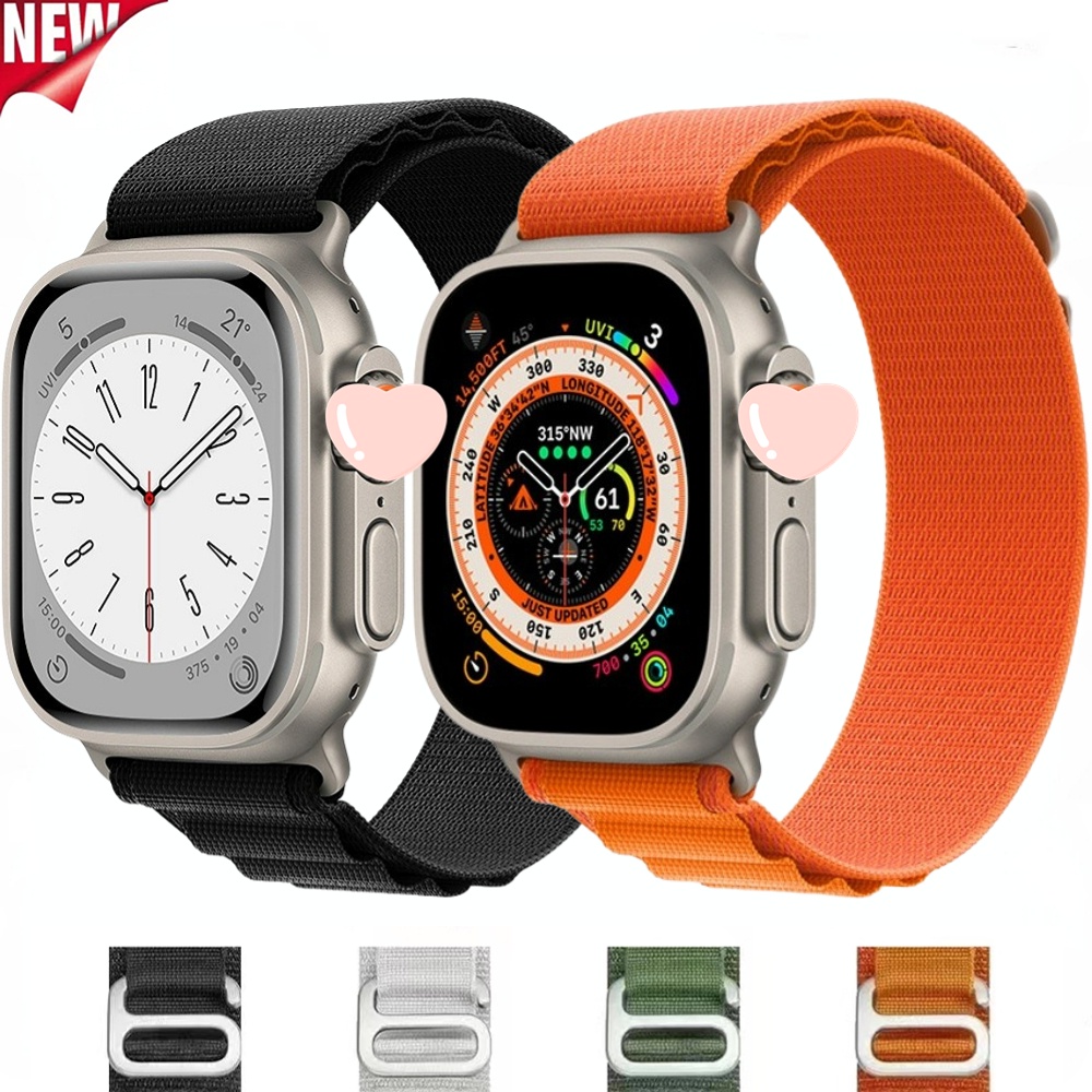 Alpine Loop Strap cho AP Watch Band Ultra 49mm 45mm 41mm 44mm 40mm 42mm Nylon Bracelet Bracelet for iWatch 8 7 6 5 4 SE 3