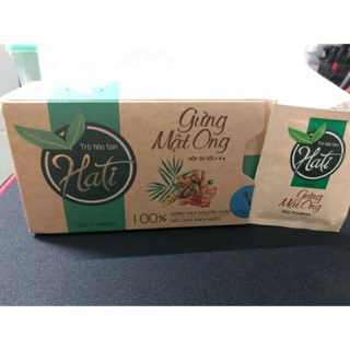 ✅ ( Chính Hãng ) Trà Gừng Mật Ong Hati (24 gói )