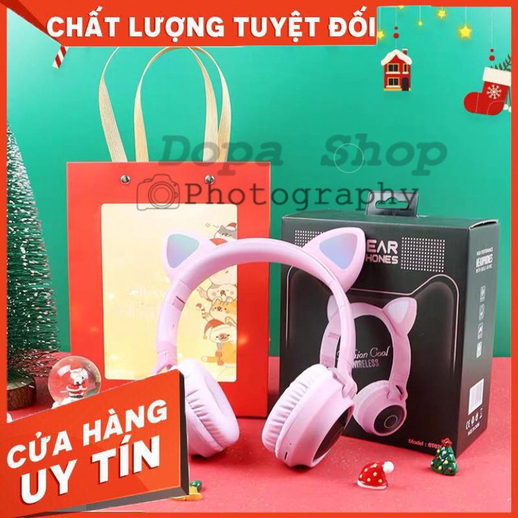 HÀNG CAO CẤP -  Tai nghe gaming tai mèo bluetooth âm thanh nổi sống động tic hợp mic tiện lợi - bảo hành 24 tháng.  - Hà | BigBuy360 - bigbuy360.vn