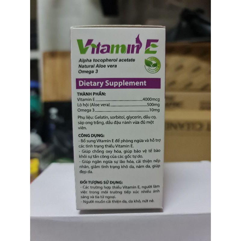 Viên Uống Vitamin E Hoa Cúc Hộp 100 viên | BigBuy360 - bigbuy360.vn