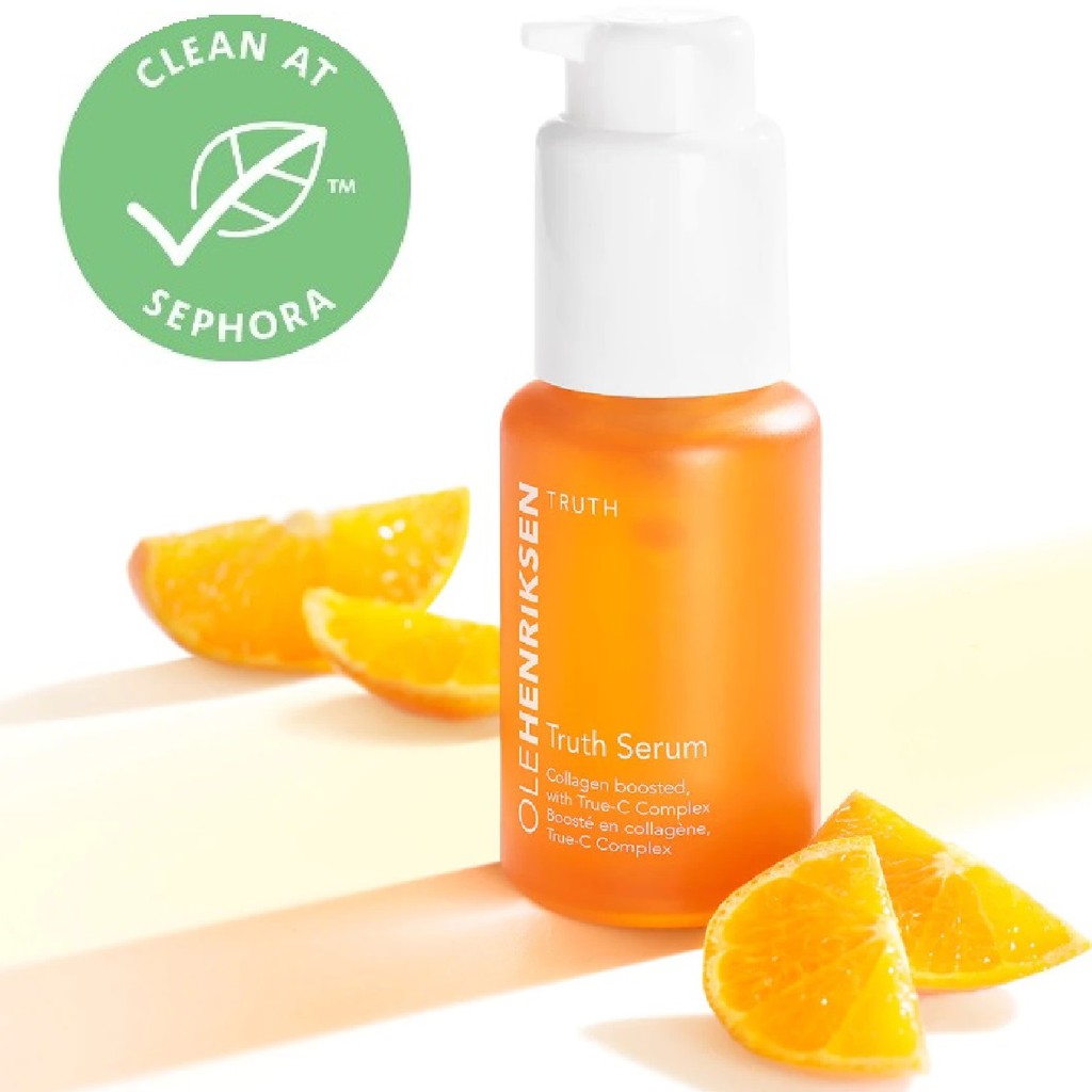 OLE HENRIKSEN Truth Serum Collagen Olehenriksen Serum Vitamin C tươi tự nhiên organic 7,15,30,50ml sáng da giảm thâm nám