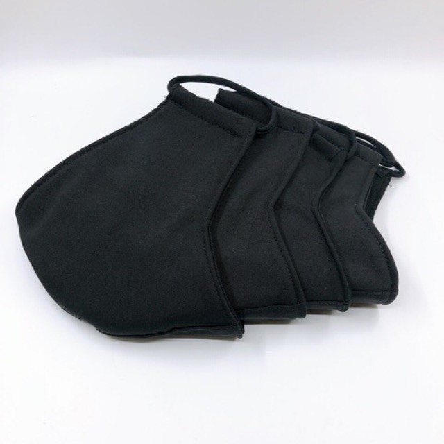 Set 5 Khẩu trang vải đen - kate lụa Cool Ngầu | BigBuy360 - bigbuy360.vn