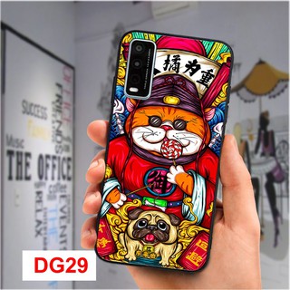 Ốp Lưng Vivo Y20 - Y20s - Y12s   In Hình Mèo Thần Tài