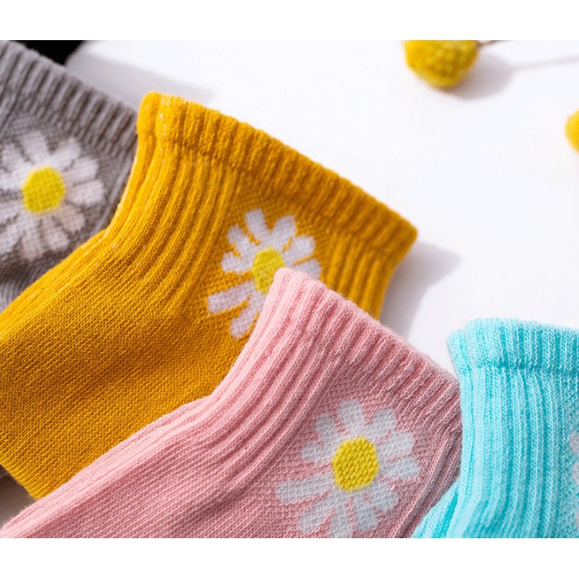 Happy-store ❤️ Vớ Cotton Cổ Thấp mỏng thoáng khí phong cách Hàn Quốc thời trang cho nữ