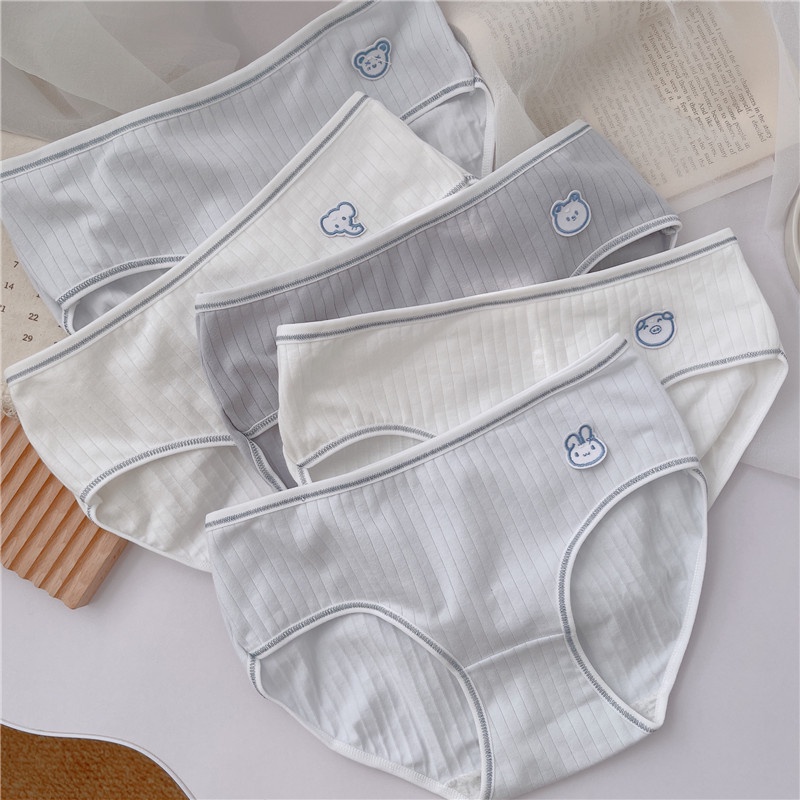 Quần lót nữ cotton hoạt hình dễ thương, thấm hút tốt, thoáng mát thoải mái HLBOUTIQUE L861