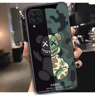 Ốp Lưng Samsung A12 - A22 4G - A22 5G - M32 - M52 , In Hình Gấu Bear Brick siêu ngầu.